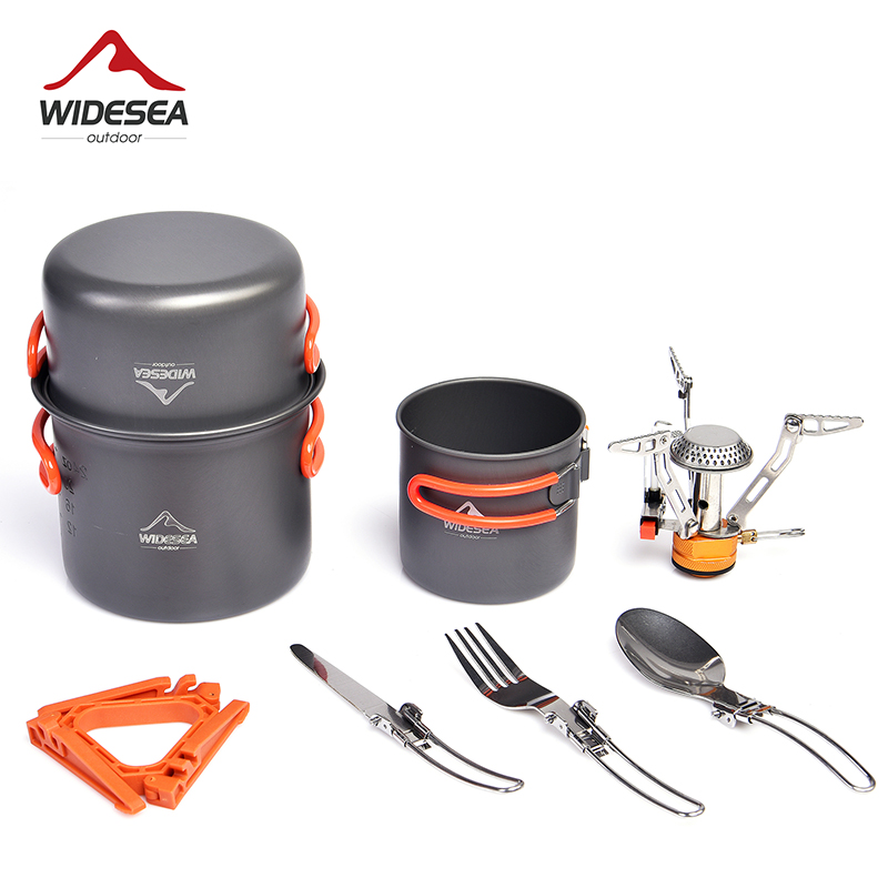 Outdoor Camping Dining Set - Widesea 캠핑 조리기구 세트, 야외 식기