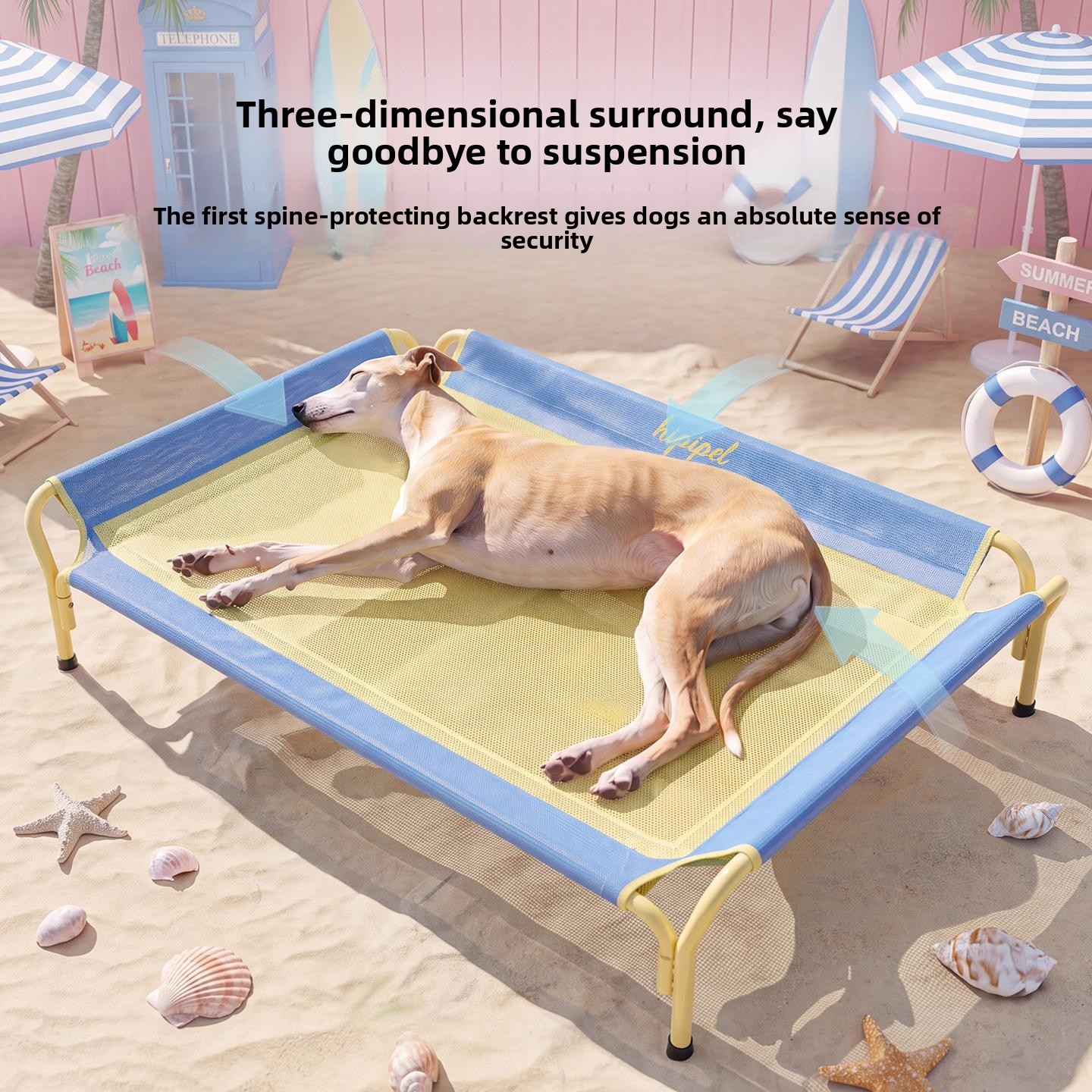 도파민 대비색상 애완동물 캠프 침대 대형견 침대 야외  - Outdoor Camping Dog Bed 리뷰 및 가격