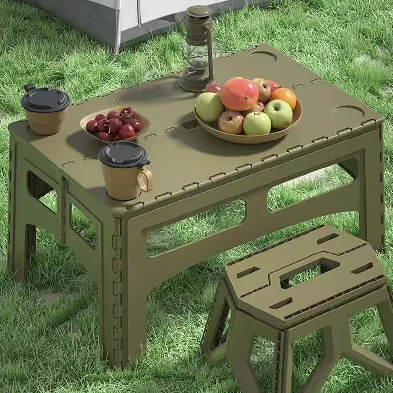 접이식 휴대용 야외 확장형 플라스틱 캠핑 테이블 간편  - Outdoor Camping Exhibition 리뷰 및 가격