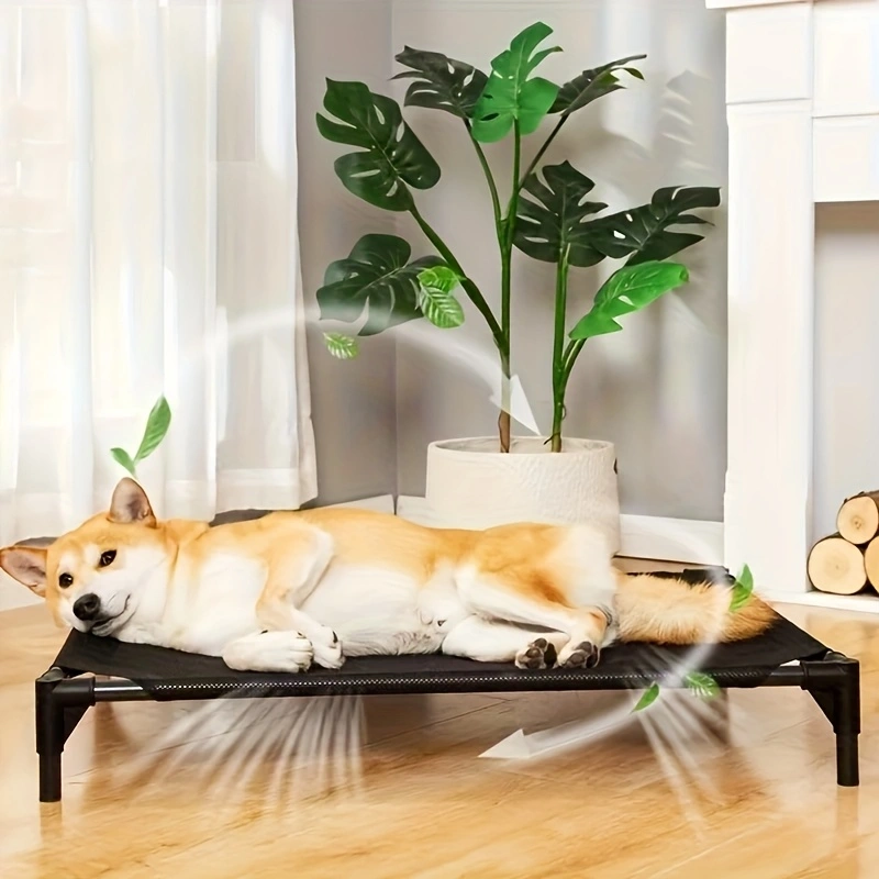 냉각 강화 개 침대 - 개, 고양이용으로 높이 조절,  - Outdoor Camping Dog Bed 리뷰 및 가격