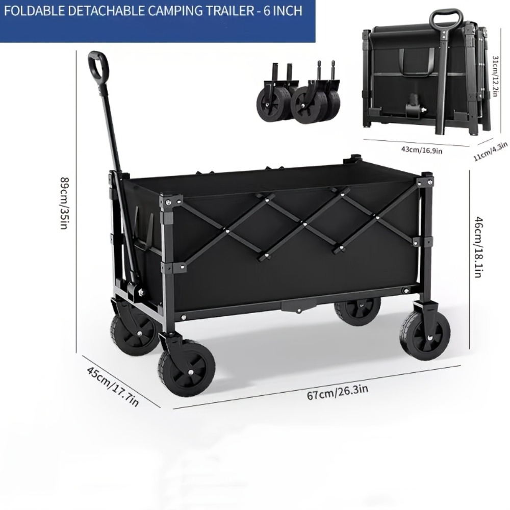 접이식 정원 카트, 360파운드 용량, 휴대용 바퀴 달 - Outdoor Camping Trolley 리뷰 및 가격