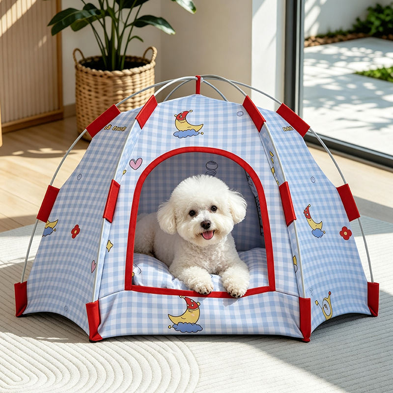 강아지 텐트와 고양이 침대, 모든 계절에 적합, 여름에 - Outdoor Camping Dog Bed 리뷰 및 가격