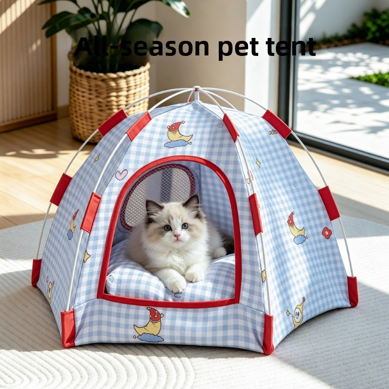 강아지 텐트와 고양이 침대, 모든 계절에 적합, 여름에 - Outdoor Camping Dog Bed 리뷰 및 가격