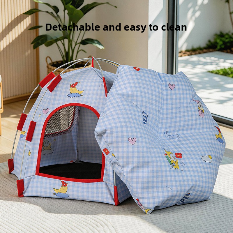 강아지 텐트와 고양이 침대, 모든 계절에 적합, 여름에 - Outdoor Camping Dog Bed 리뷰 및 가격